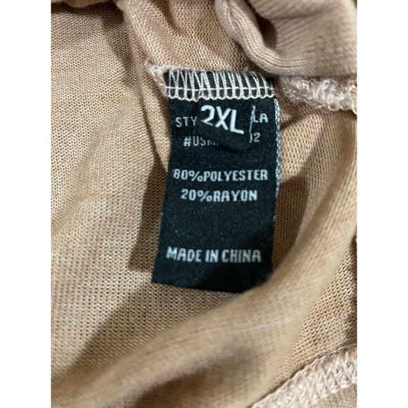 Marisa Kenson Shirt Women’s 2XL Mauve Pink Ombré Long Sleeve - Picture 4 of 6